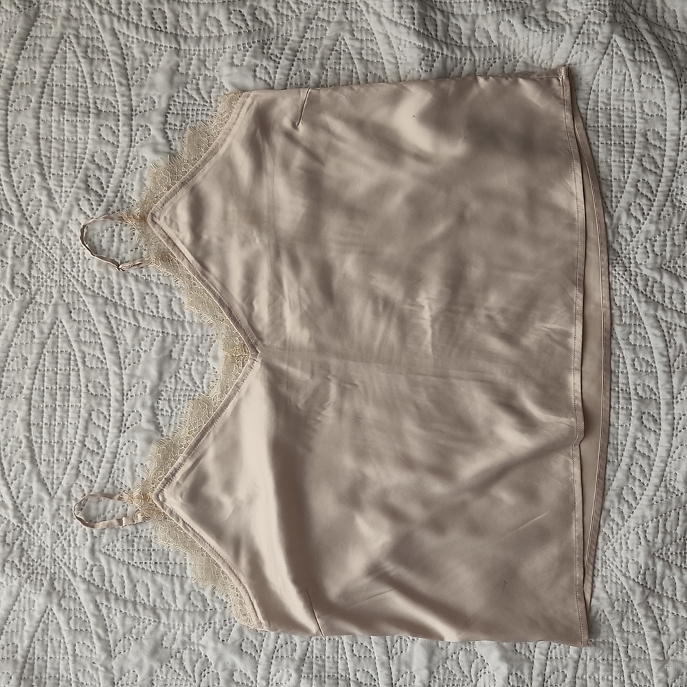 Beige Cropped Cami